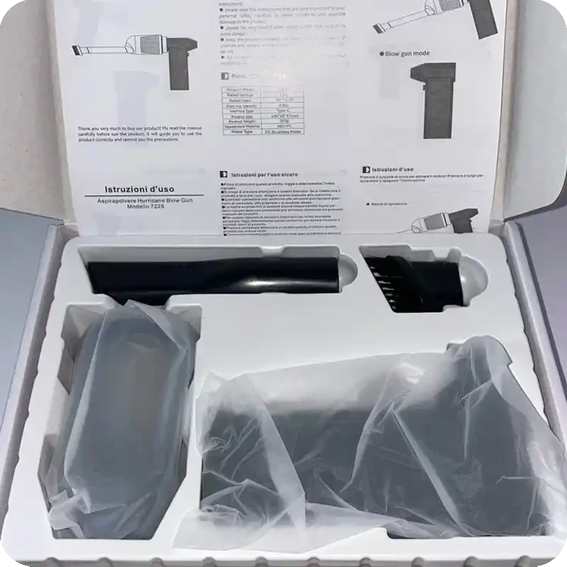 دستگاه دمنده و جت فن و جارو شارژی مدل 7228